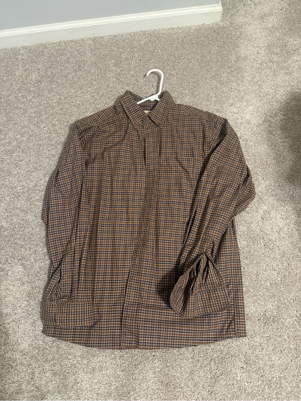 RedHead Brown Plaid Button-Down Shirt